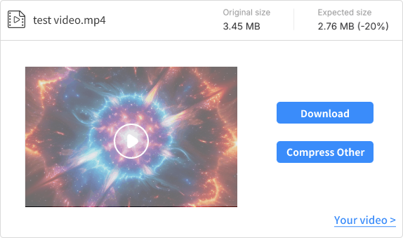 Step 3 Review compressed video and export it